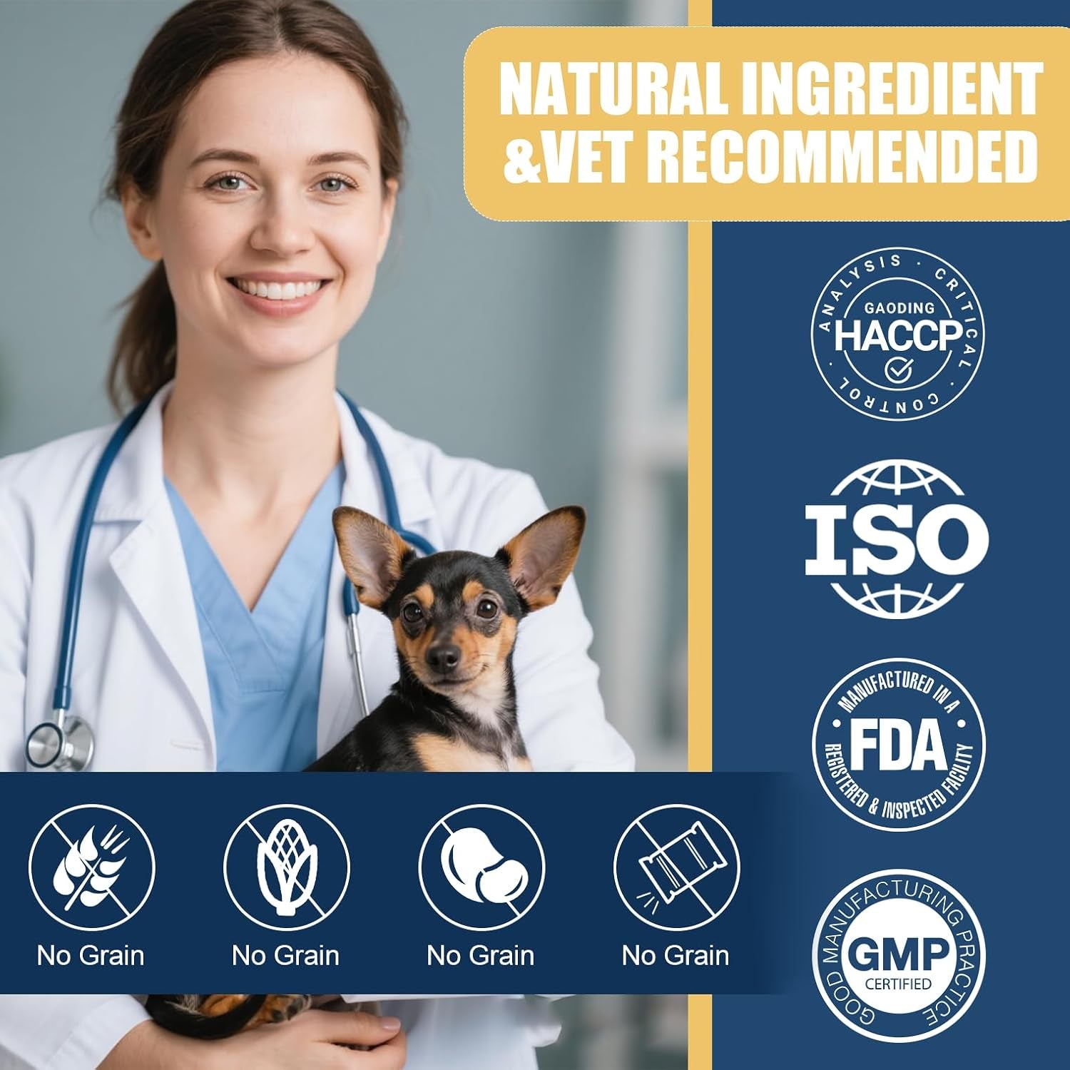 Calming Chews for Dogs, Dog Calming Chews Melatonin Relief Anxiety Bites | Dog Melatonin Calming Treats, Sleep Aid for Small Medium Large Dogs, Thunder, Noise, Barking, Separation Anxiety, 150 Chews