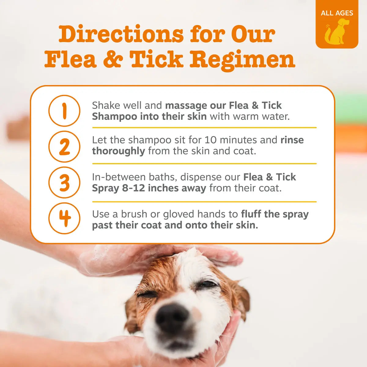 Fresh Start Pet Wash & Protect – 16 Oz Shampoo & 16 Oz Flea & Tick Spray
