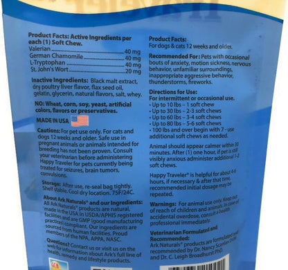 , Cat Dog Chews Happy Traveler, 1.98 Ounce