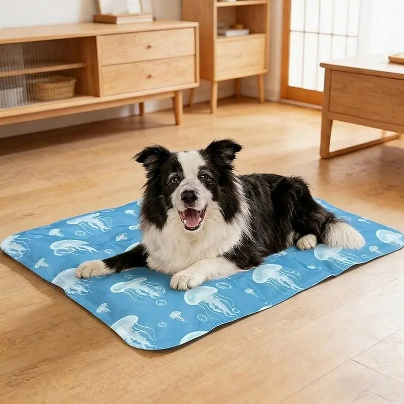 Pet Ice Pad, Summer Dog Cooling Mat, Cat Cooling Sleep Pad, Waterproof Bite-Resistant, Leak-Proof, Heat Relief Pad