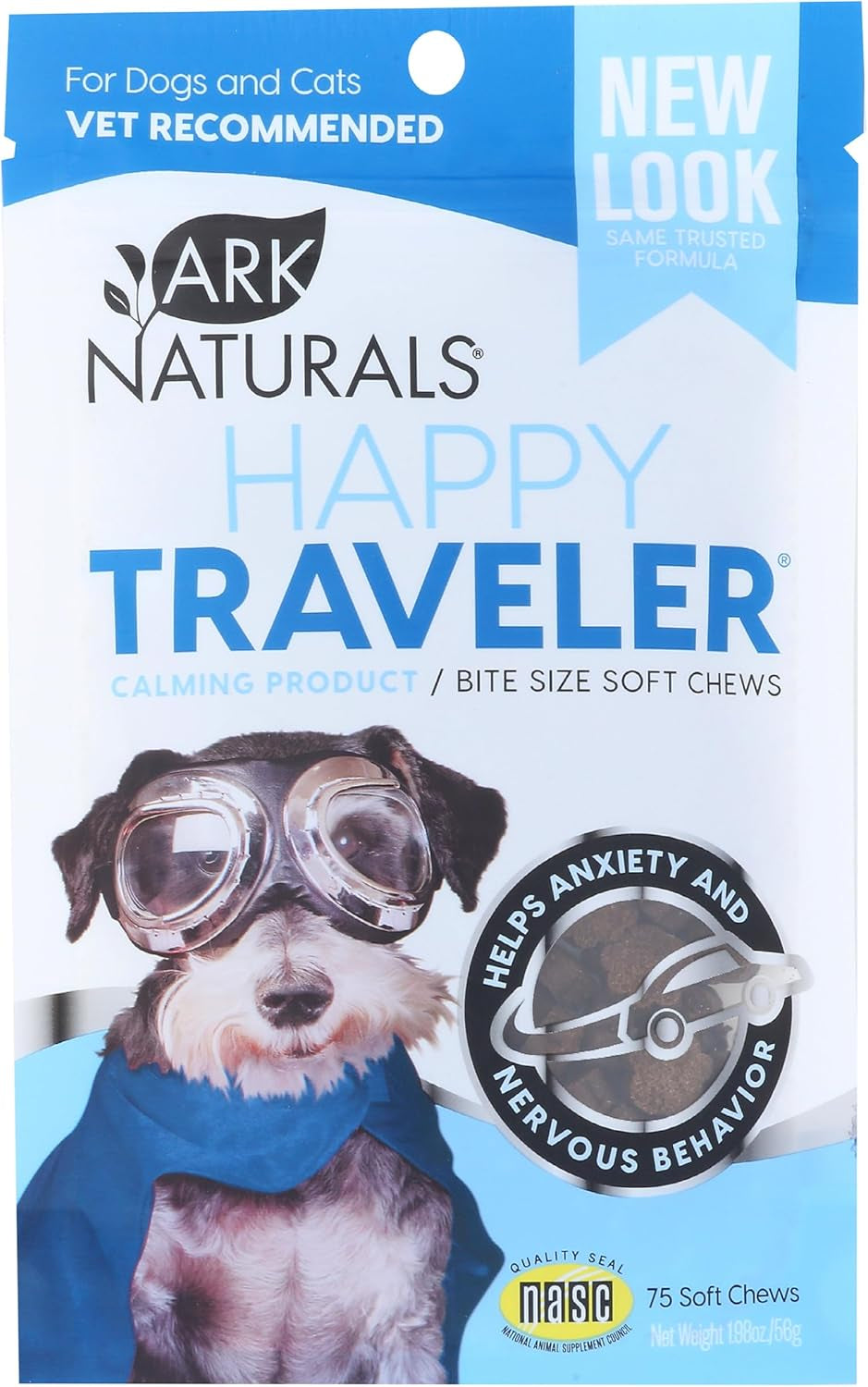 , Cat Dog Chews Happy Traveler, 1.98 Ounce
