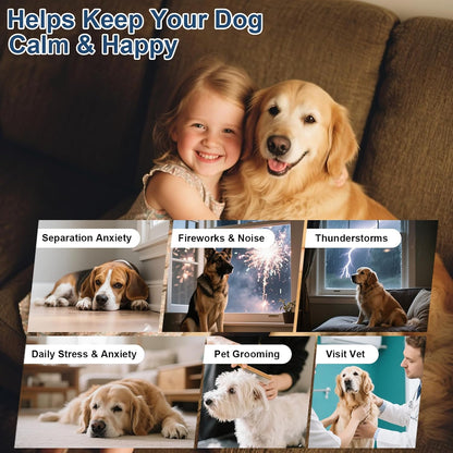 Calming Chews for Dogs, Dog Calming Chews Melatonin Relief Anxiety Bites | Dog Melatonin Calming Treats, Sleep Aid for Small Medium Large Dogs, Thunder, Noise, Barking, Separation Anxiety, 150 Chews