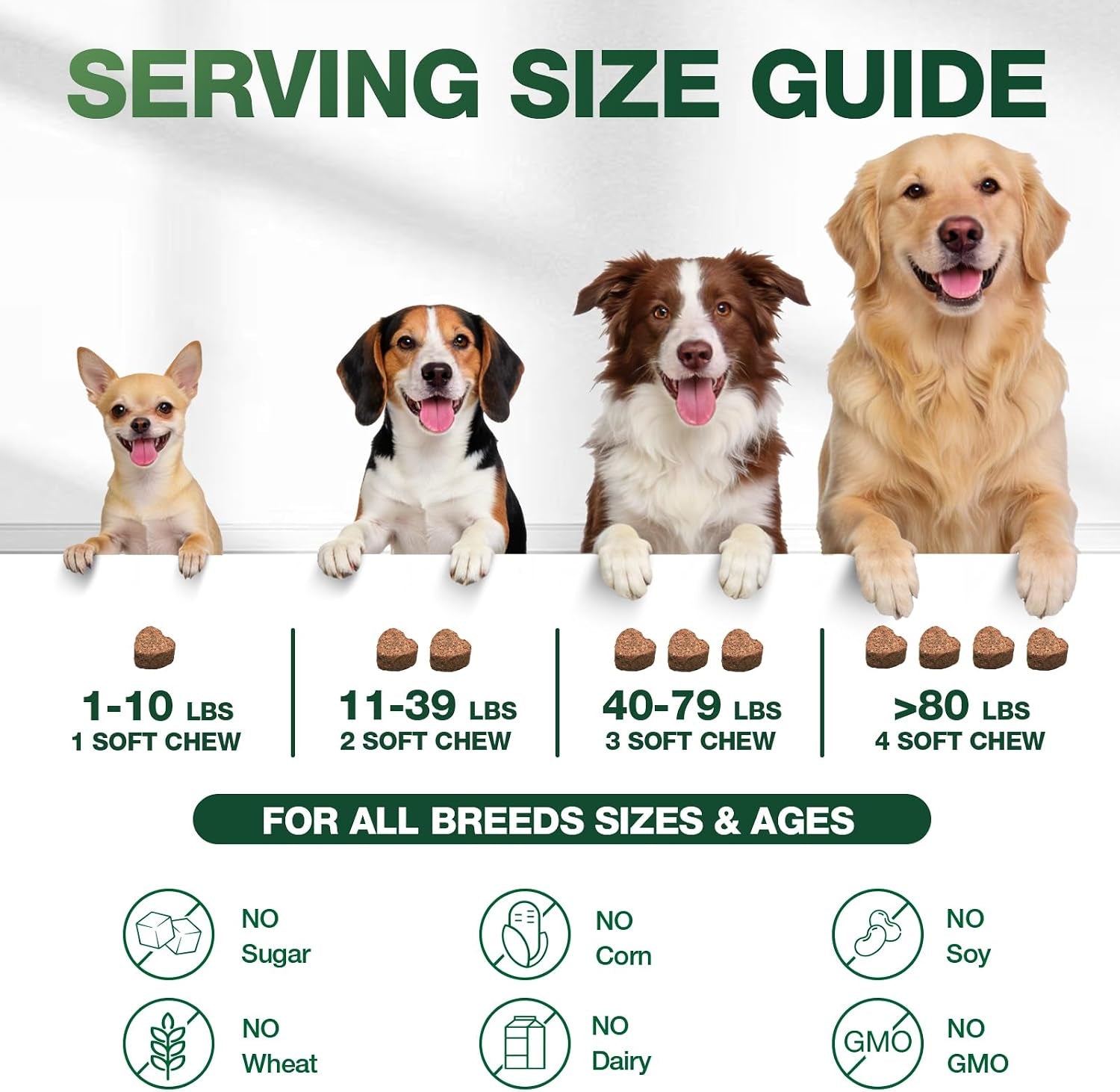 180 Cts, Dog Calming Chews, Calming Chews for Dogs, Soft Chews Treats Helps with Strеss, Anxiеty Rеlief, Separation,